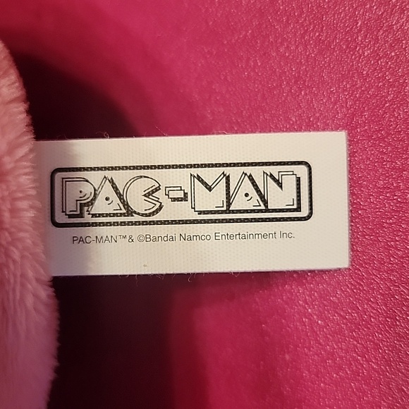 Ms Pac Man Ghost Plush 16" Pinky Bandai Namco - Picture 7 of 8